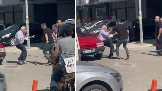 Sevgilisine çarpan yaşlı adamı güpegündüz herkesin gözü önünde bıçakladı