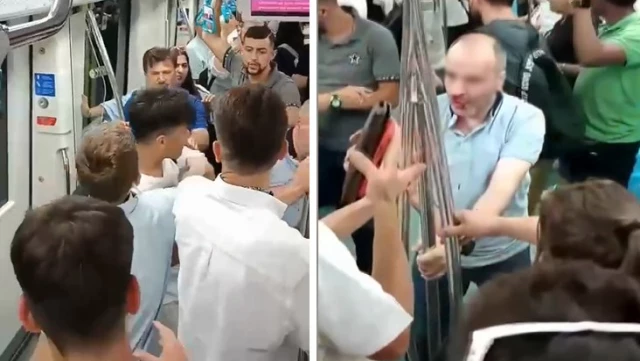 Marmaray ve metroda kadınların videosunu çeken kişilere meydan dayağı