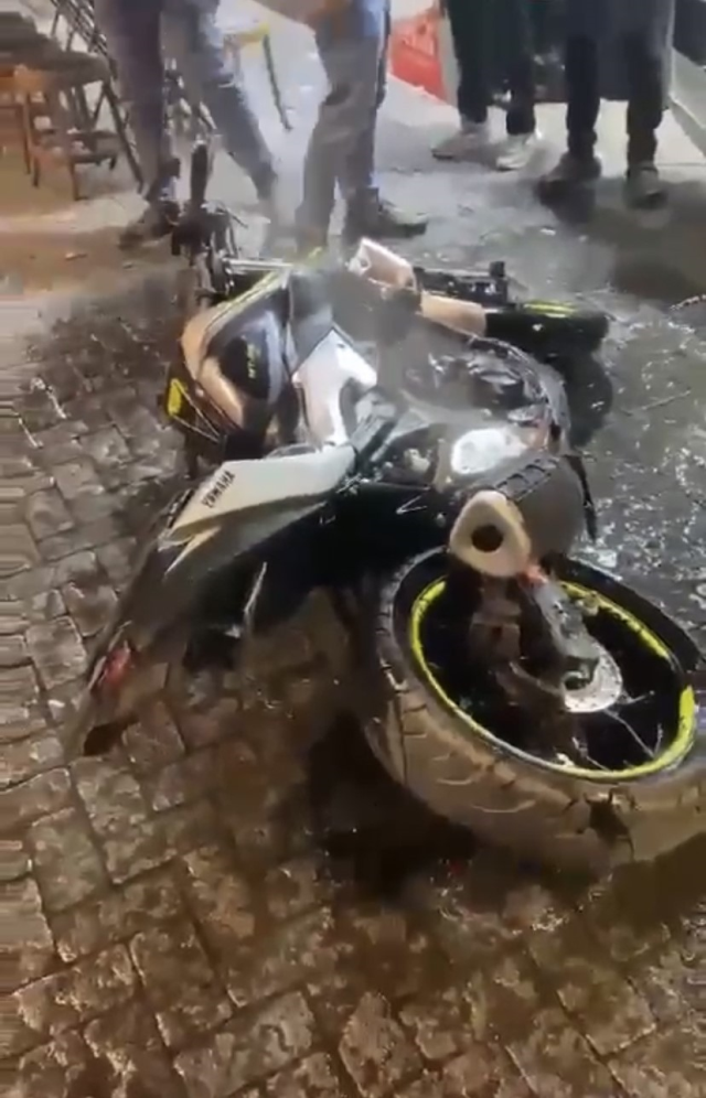 Motosiklet sürücüsüne kurşun yağdırıp kaçtılar