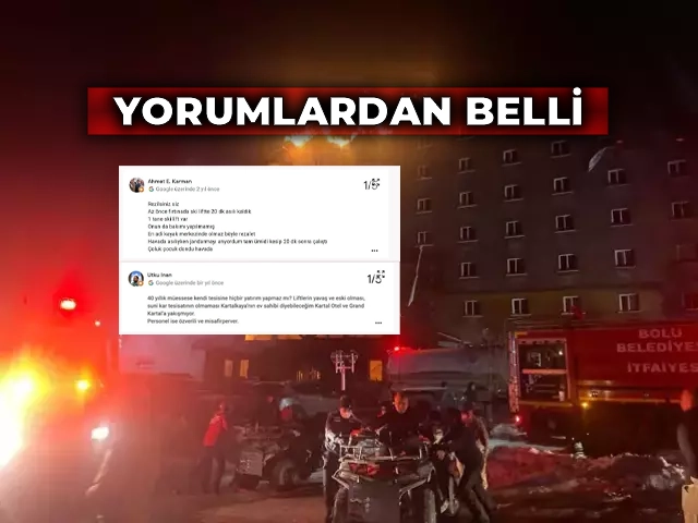Otelin yorum sayfaları facianın geleceğini bağıra çağıra haber vermiş